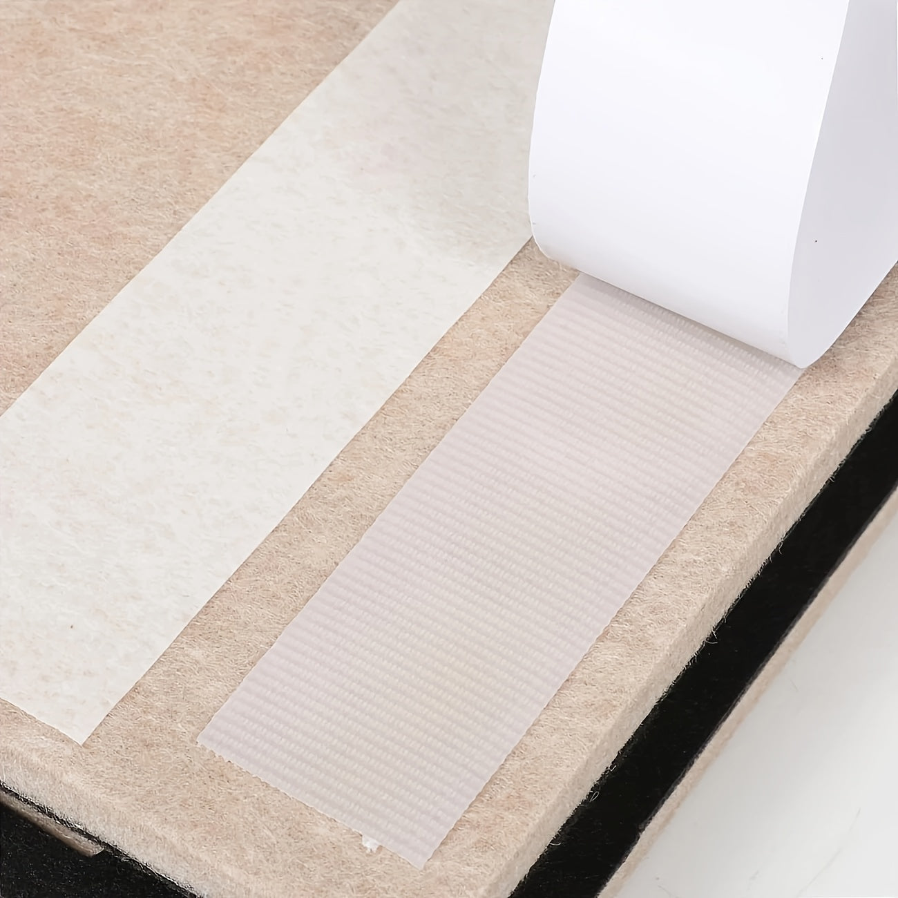 Large Curved Felt Bulletin Board – Self-Adhesive Wall Decor in Polyester