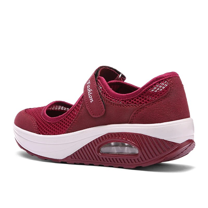 Casual Women's Footwear with Mesh Design