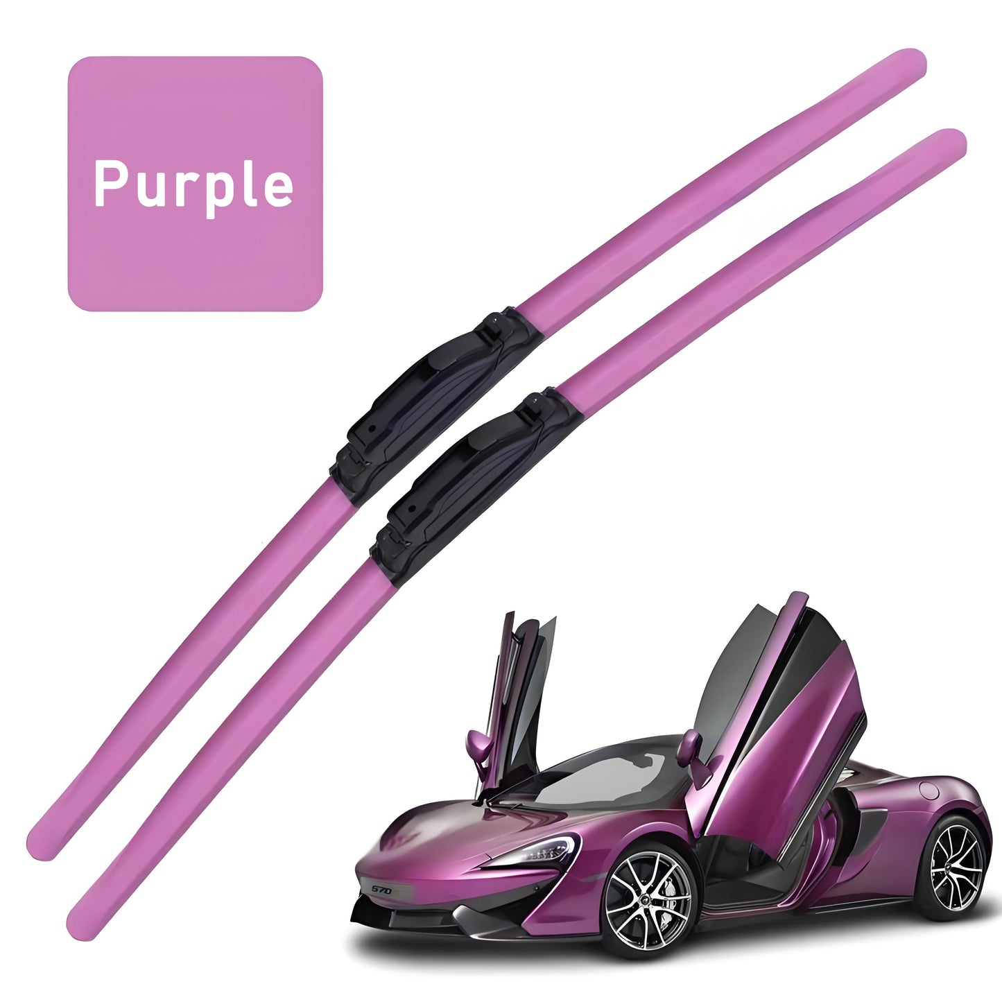 Quiet Performance Frameless Windshield Wipers | Streak-Free Clarity
