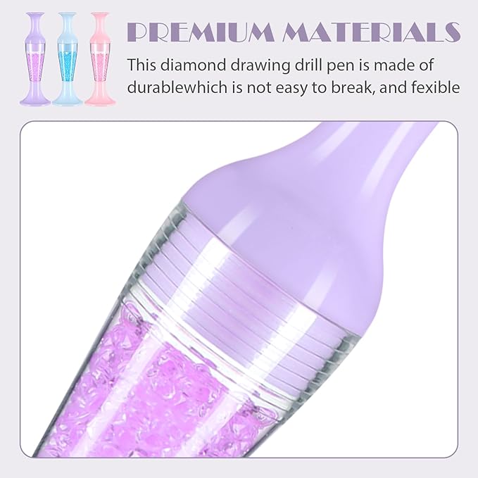 SparkleMarker - Creative Diamond Art Tool with Floral Design