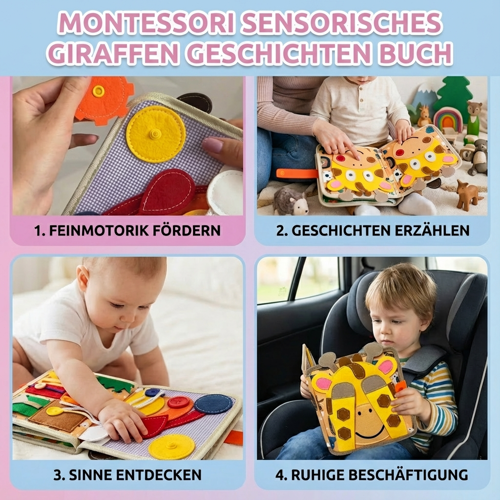 Montessori Sensory Giraffe Storybook