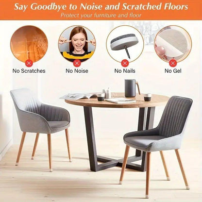 Silent Chair Gliders for Scratch-Free and Noise-Free Flooring