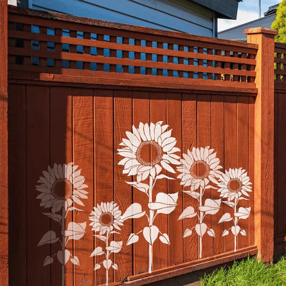 Floral Stencils for Fences and Walls | Customizable Patterns