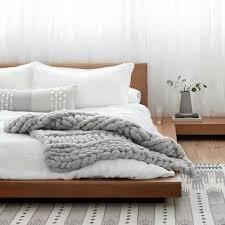 Cozy Thick Knit Throw Blanket