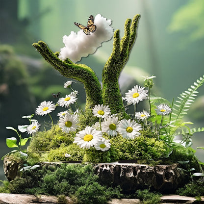 Whimsical Acrylic Garden Stake | Durable Plant Decoration | Charming Outdoor Accent