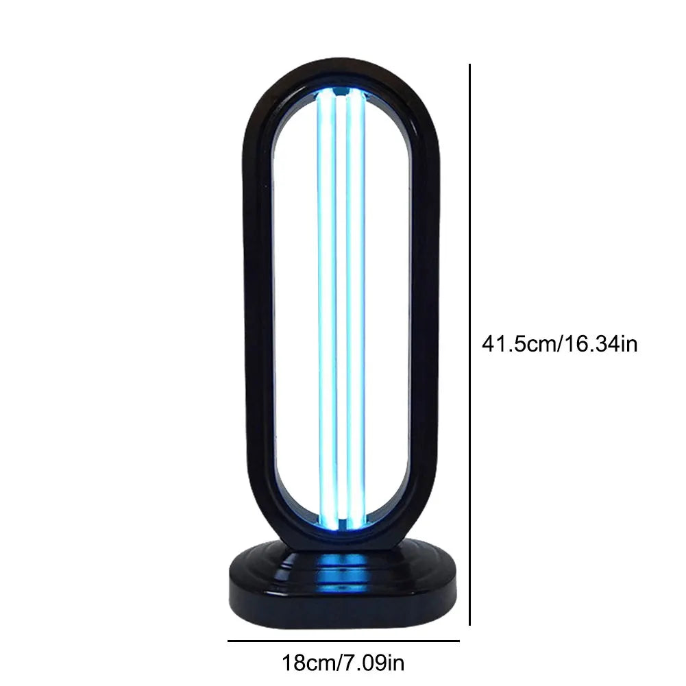 UV-C Sterilization Lamp - 38W with Remote and 3 Timer Settings - 41.5 × 18 cm