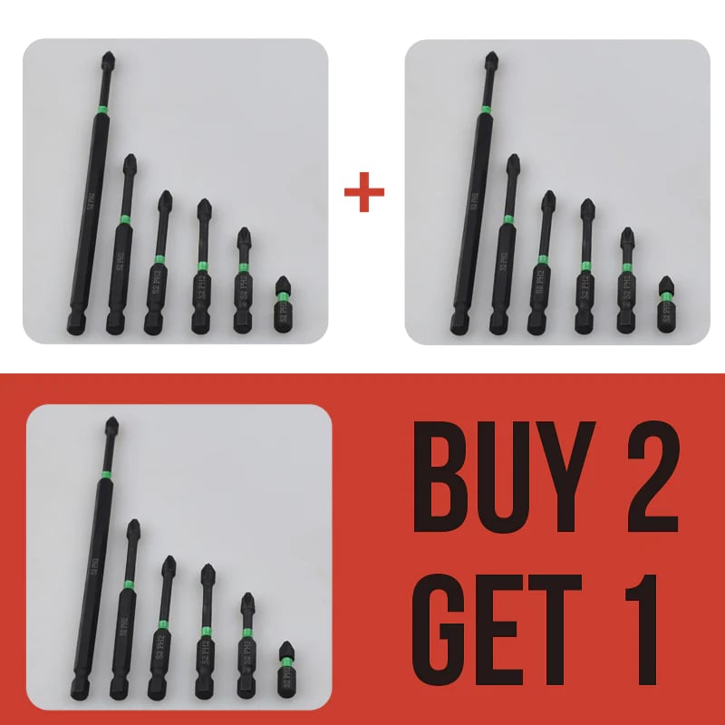 Ultimate Magnetic Screwdriver Bit Set for Precision Drilling