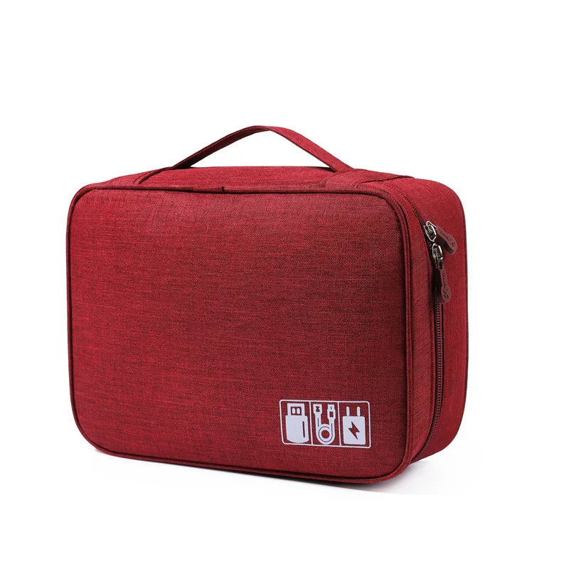 Electronic Organizer Bag | Waterproof | Portable for Travel | Storage for Cables & Accessories