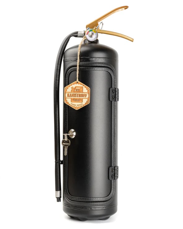 Gift Canister Set with Fire Extinguisher - 'My Cave, My Rules