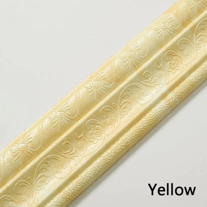 Self-Adhesive 3D Wall Molding - Eco-Friendly Decorative Trim