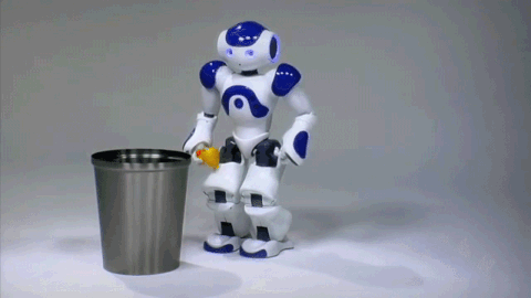 Advanced Humanoid Robot Companion with High-Tech Artificial Intelligence