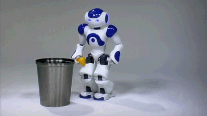 Advanced Humanoid Robot Companion with High-Tech Artificial Intelligence