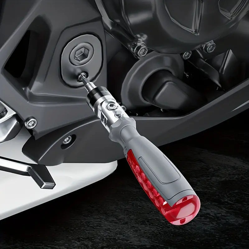 Versatile Precision Screwdriver Set with Adjustable Angle Head