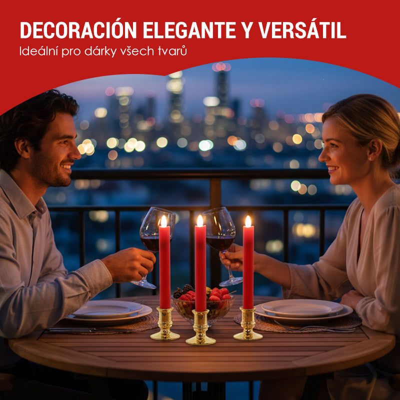 Remote-Controlled Safe Realistic Candlelight Atmosphere