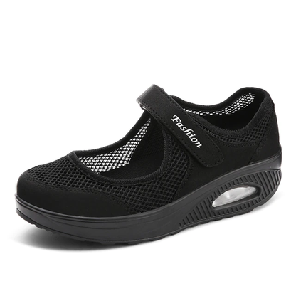 Casual Women's Footwear with Mesh Design