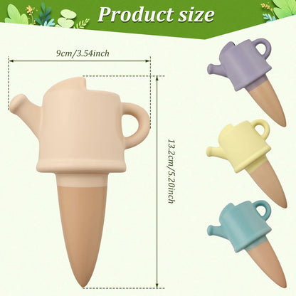 Self-Watering Plant Spikes Set of 4 | Automatic Terracotta Irrigation System
