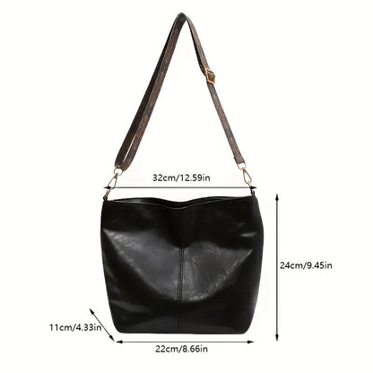 Urban White Messenger Bag with Zipper – CityPure PU Shoulder Style