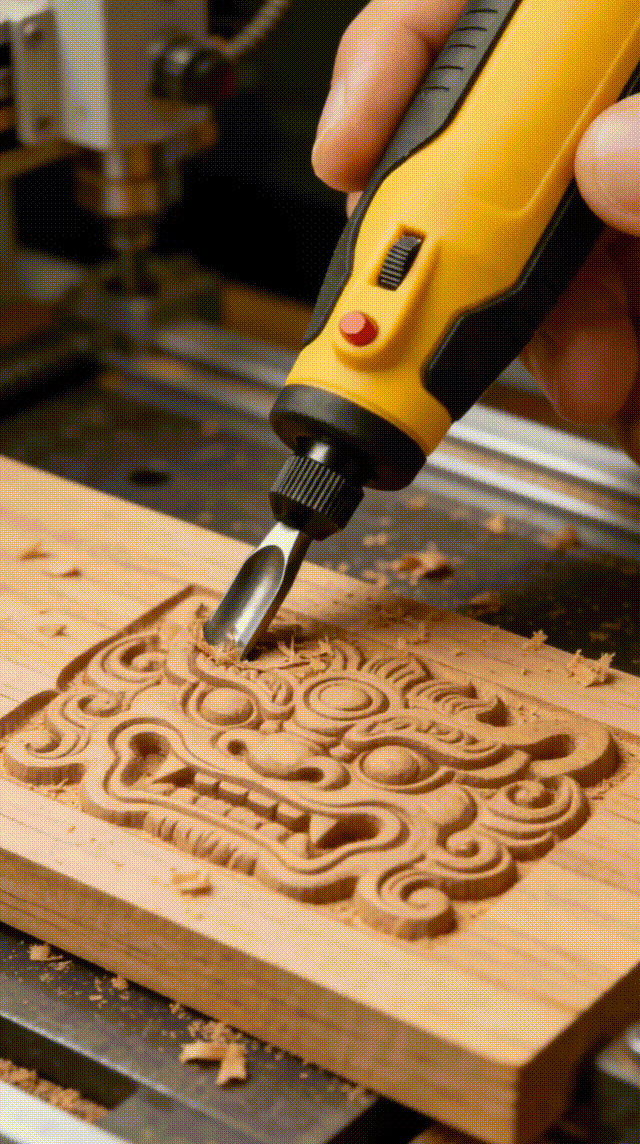 Cordless Mini Carving and Engraving Tool Set | 12,000 RPM