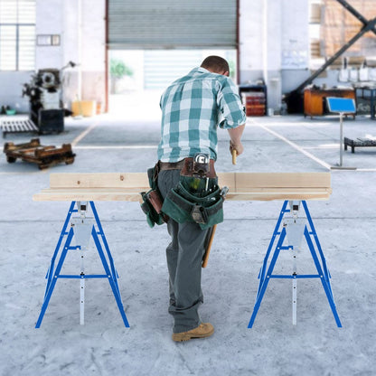 Adjustable Folding Scaffold Stands – Set of 2