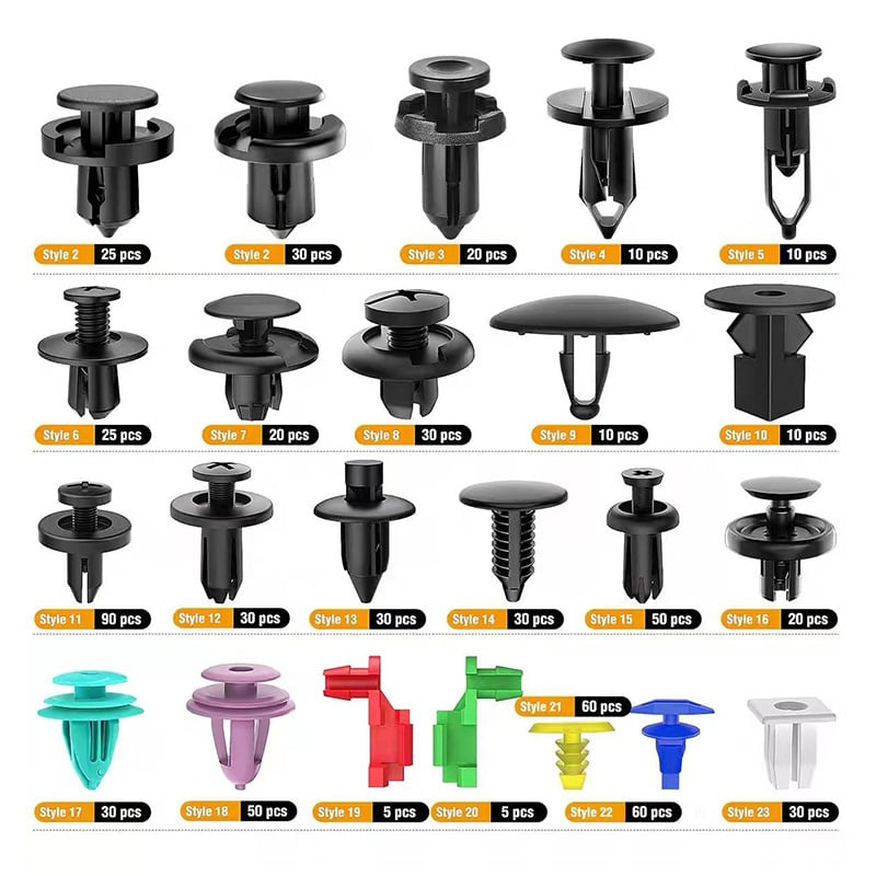 AutoFix Pro – 725 Piece Universal Clip Set for Easy Repairs