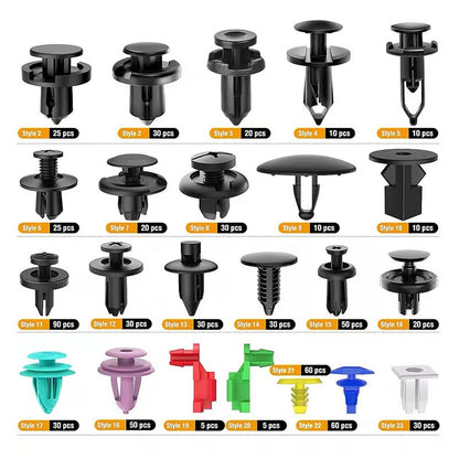 AutoFix Pro – 725 Piece Universal Clip Set for Easy Repairs