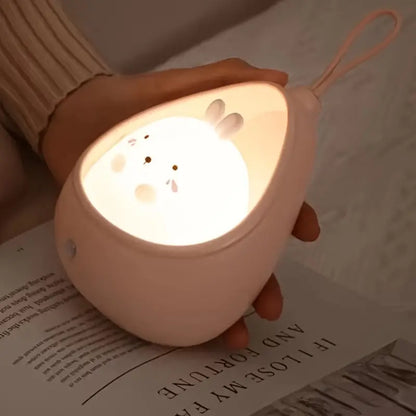 Cat-Shaped Night Lamp - Soft Glow Animal Light