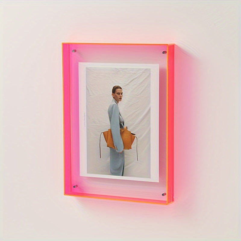 Crystal Clear Art Display Frame – Ideal for Any Space