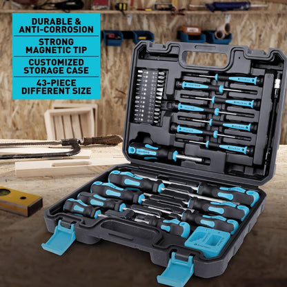 Magnetic Tool Set with Screwdrivers