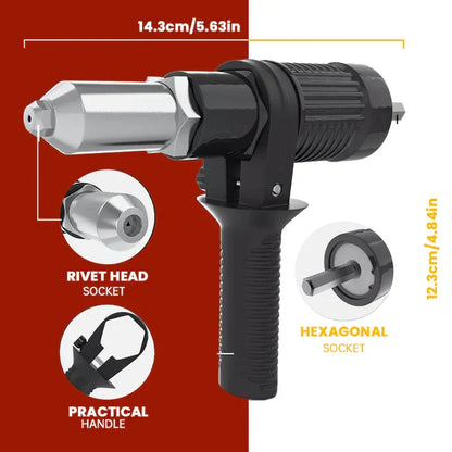 Smart Rivet Adapter for Power Drills | Effortless Fastening Tool
