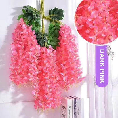 Vibrant, Lush Wisteria Plant that Requires No Watering