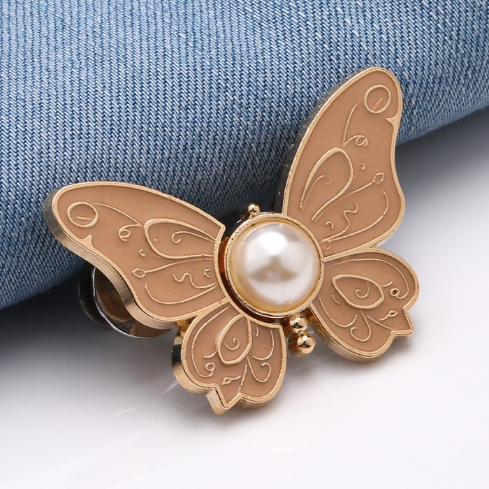 Chic Fashion Clip for Tailoring & Button Replacement | Adjustable & Rust-Free | 7 Stylish Colors