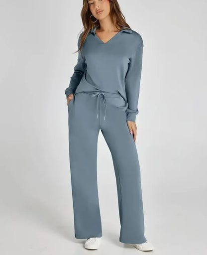 Cozy Hoodie Set in Violet | Stylish and Comfortable Lounge Wear