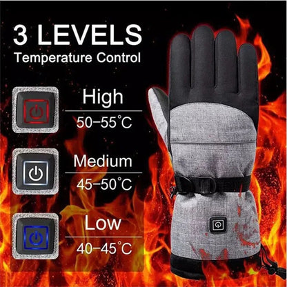 Heated Gloves for Winter – Waterproof and Windproof for Motorcycle and Outdoor