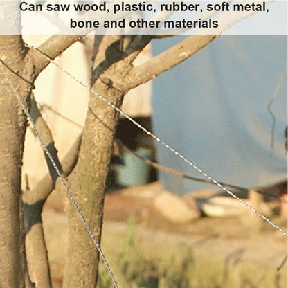 Lightweight Wire Saw for Effortless Outdoor Branch Cutting