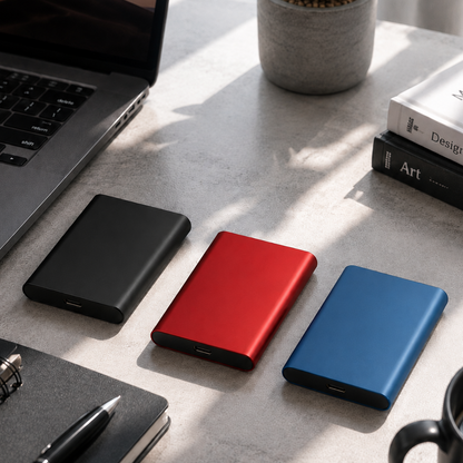 Portable USB External SSD for Mobile Data Storage