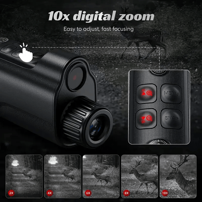 USB Rechargeable Night Vision Goggles for Outdoor Exploration
