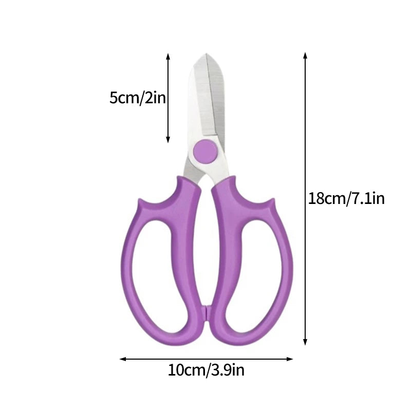 Professional Garden Shears with Ergonomic Handle - Precision Flower Pruner