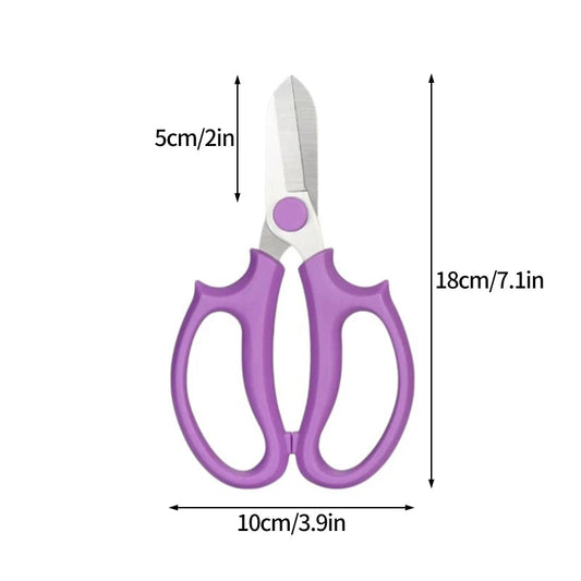 Professional Garden Shears with Ergonomic Handle - Precision Flower Pruner