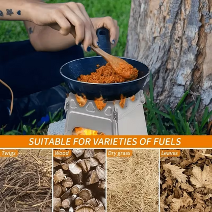 Enjoy Hot Meals and Cozy Warmth Outdoors Anywhere