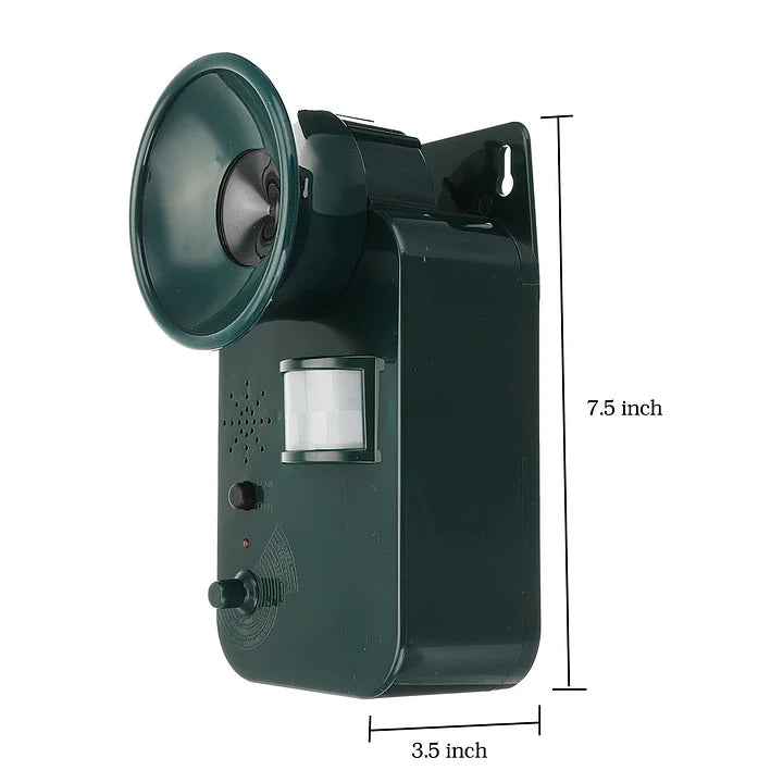 Outdoor Ultrasonic Animal Repeller for 5000sqft Protection