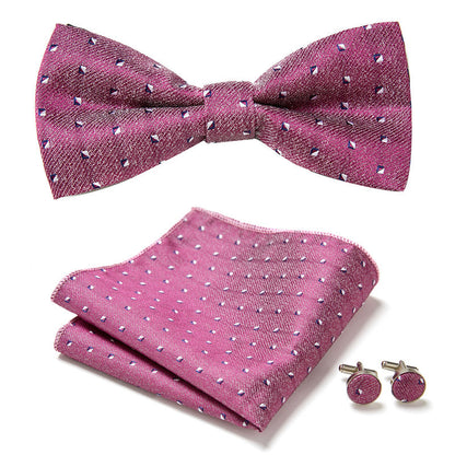 Three-Piece Set Featuring Stylish Bowties