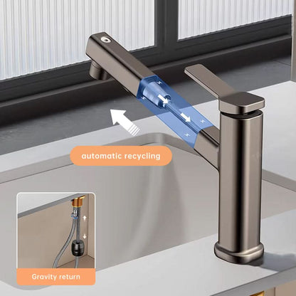 Pull-Out Kitchen Faucet with Three Spray Modes