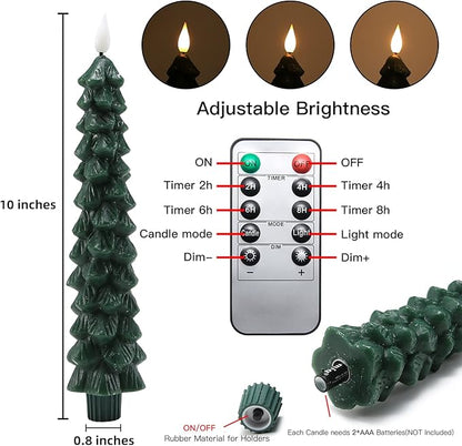 Flameless LED Candles with Remote – LumaGlow 3D Flickering Effect