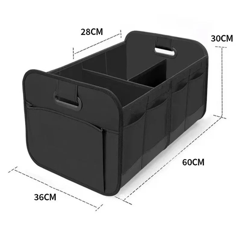 Trunk Storage Organizer for Cars | Spacious Capacity | Foldable Durable Fabric Container