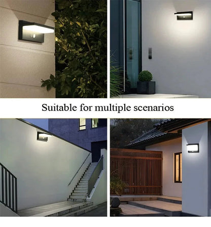Solar Outdoor Wall Light with Motion Sensor | Waterproof IPX5 | Energy Efficient for Garden & Patio