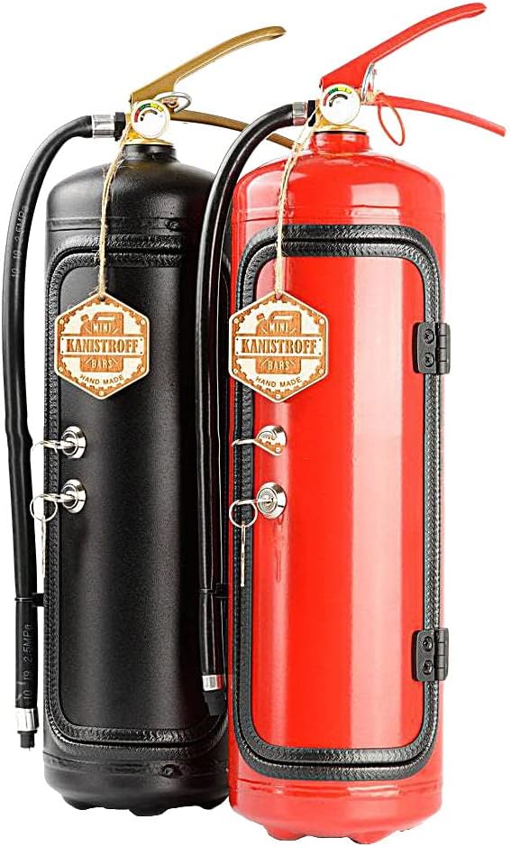 Gift Canister Set with Fire Extinguisher - 'My Cave, My Rules