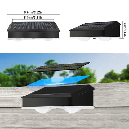 LED Waterproof Solar Outdoor Light for Balconies, Patios & House Numbers
