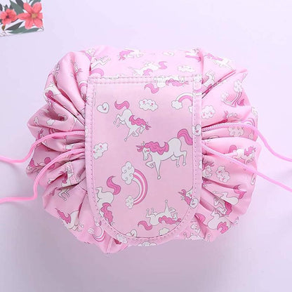 Compact Drawstring Makeup Organizer for Effortless Access