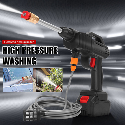 Portable High Pressure Spray Gun - Cordless 600W Water Shooter