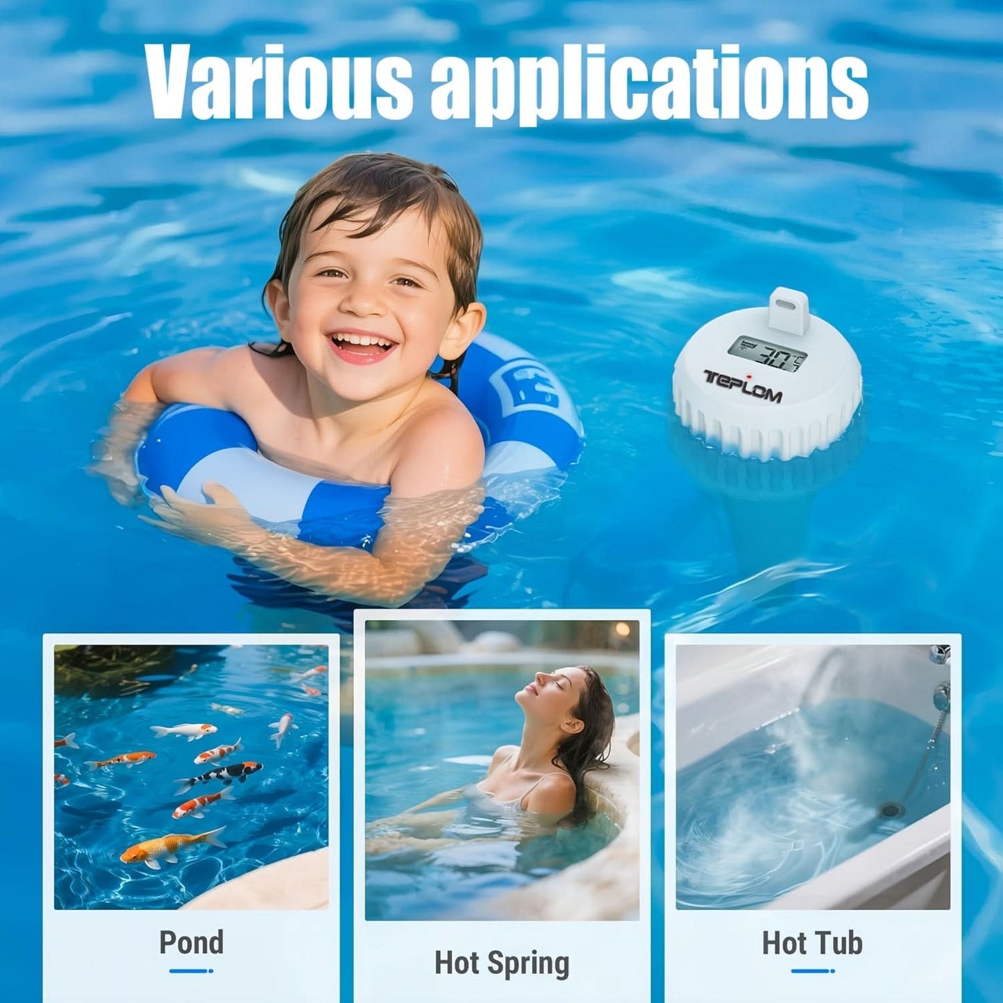 Wireless Thermometer for Swimming Pools